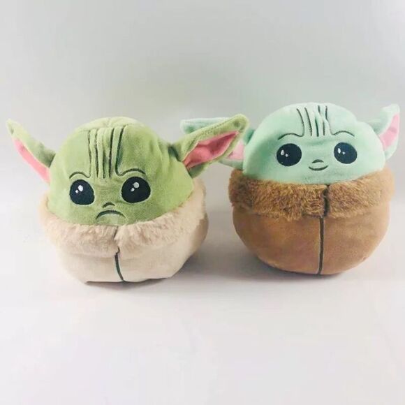 6 inch Disney Star Wars Baby Yoda Plushie REVERSIBLE - Picture 3 of 4